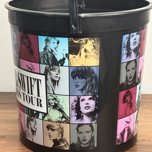 TAYLOR SWIFT The Eras Tour Movie AMC Collectible Large Popcorn Bucket w/ handle - Picture 6 of 8